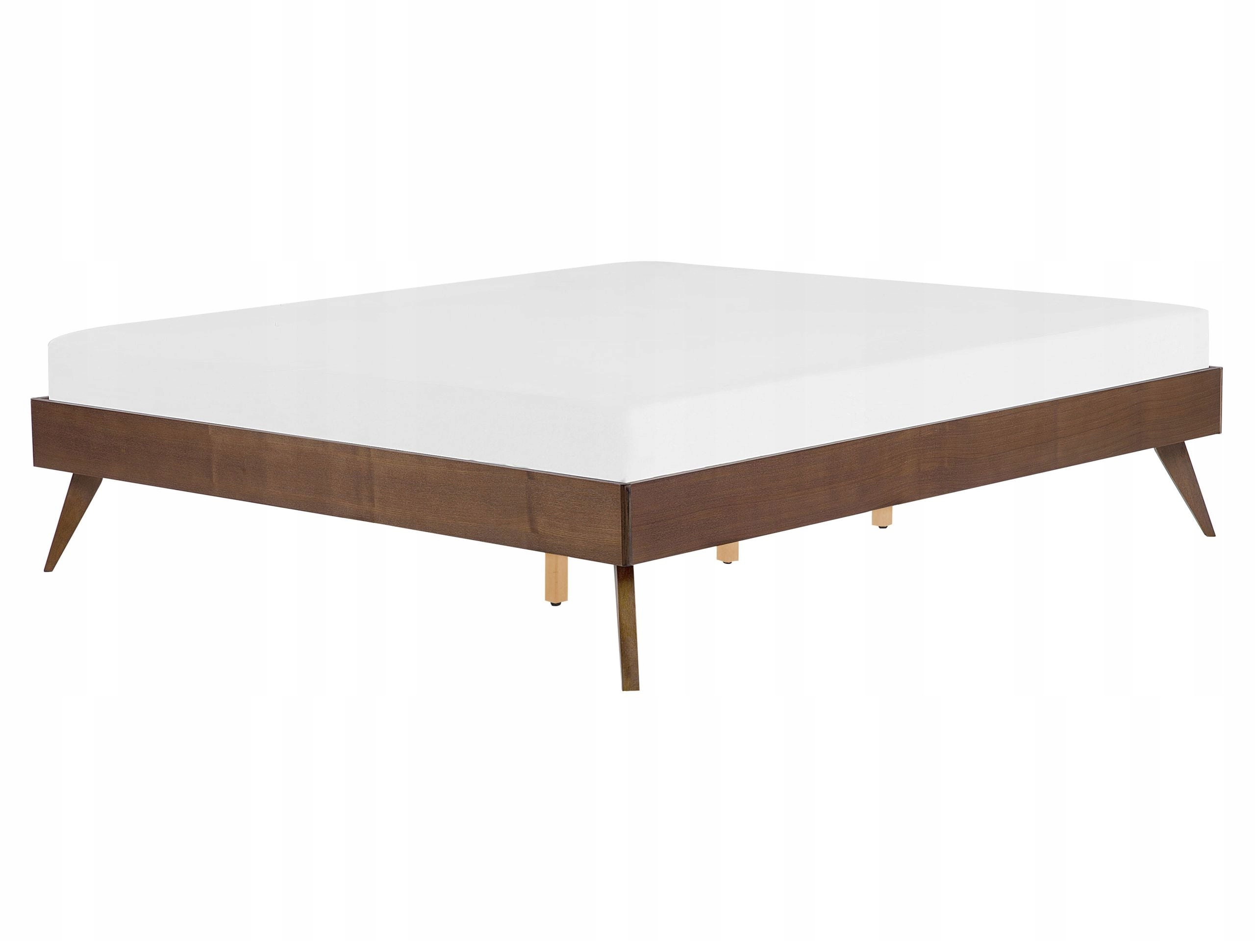 Łóżko Mdf ze stelażem 160x200 jesion ciemny