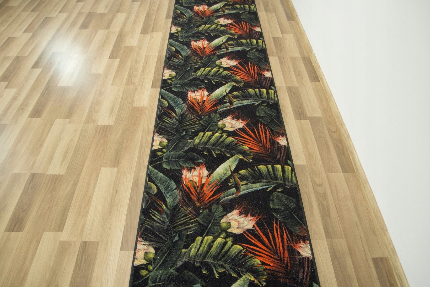 szer. 80 cm MIĘKKI CHODNIK KWIATY LIŚCIE PALMY Typ na metry