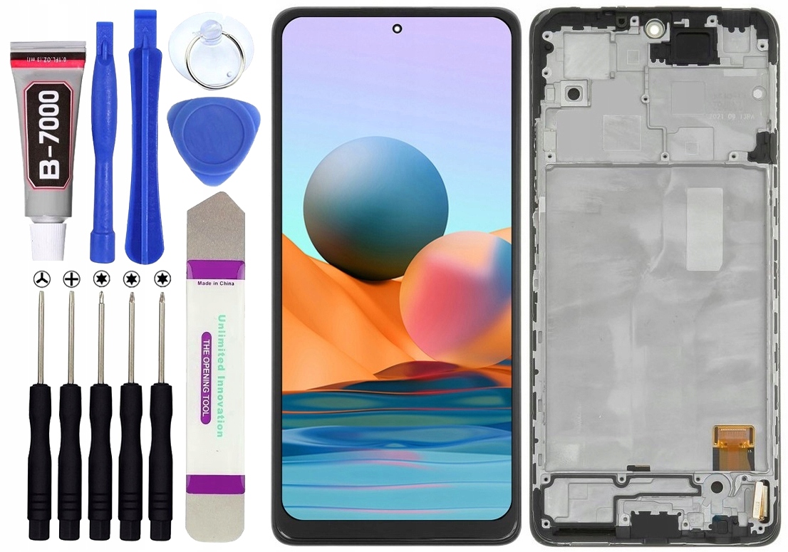 Oled displej pro Xiaomi Redmi Note 10 Pro LCD displej Rámeček