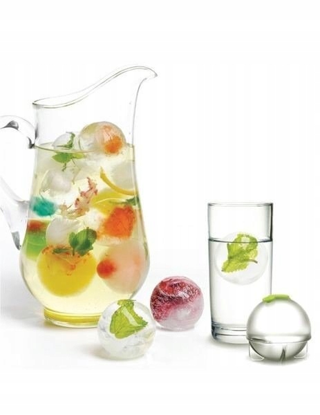 Foremka do lodu - lodowe kule Materiał dominujący tworzywo sztuczne