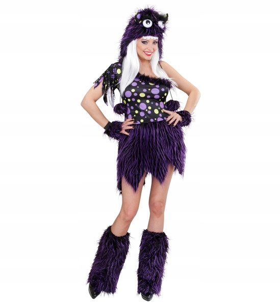 Kostým Monster Girl Příšerka Šaty S