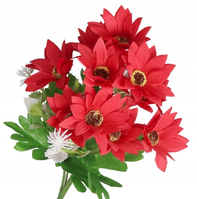 SZTUCZNE KWIATY ROŚLINY BUKIET GAŁĄZKI KWIATY POLNE