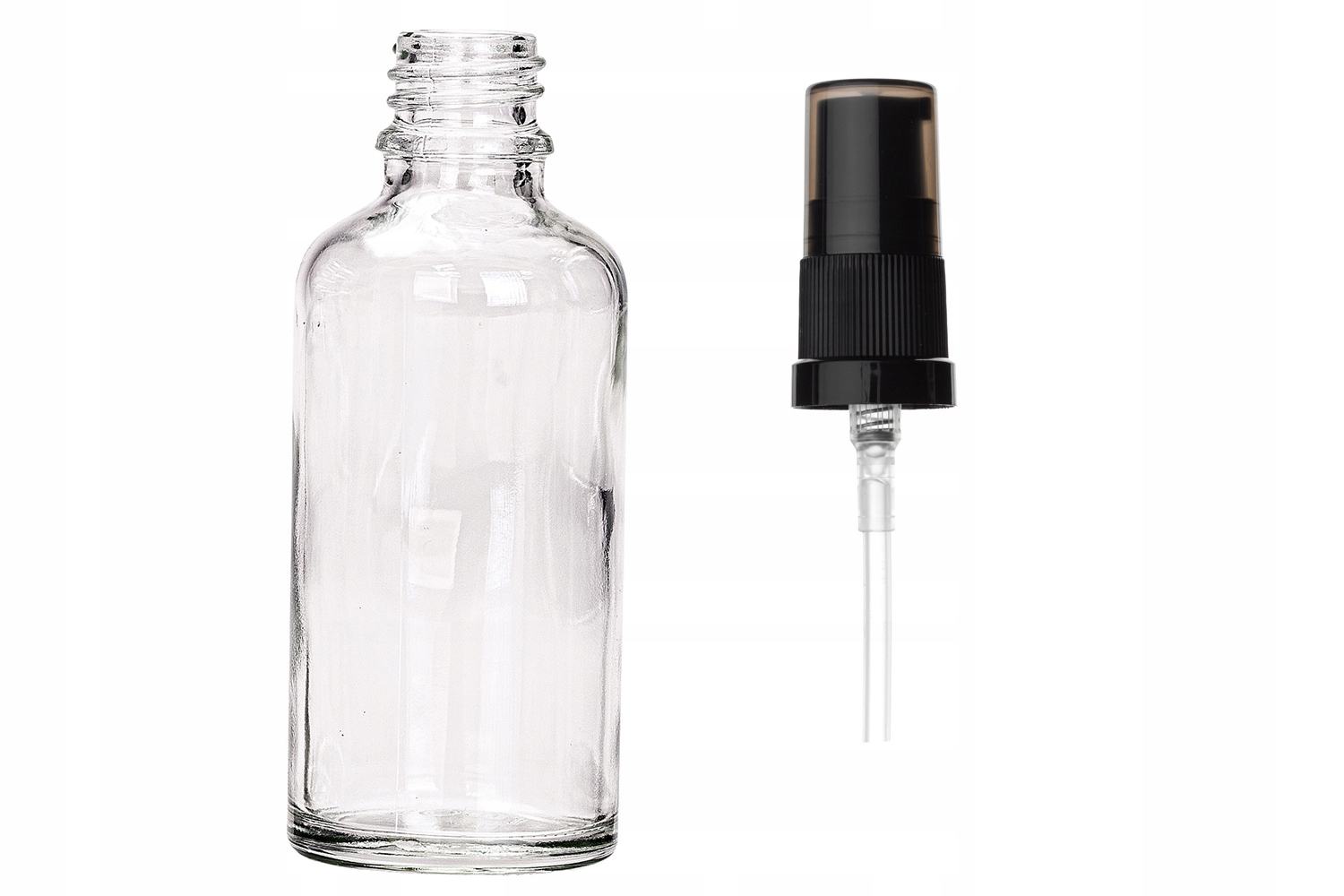 

Butelka szklana bezbarwna 50 ml pompka [1] 5 sztuk