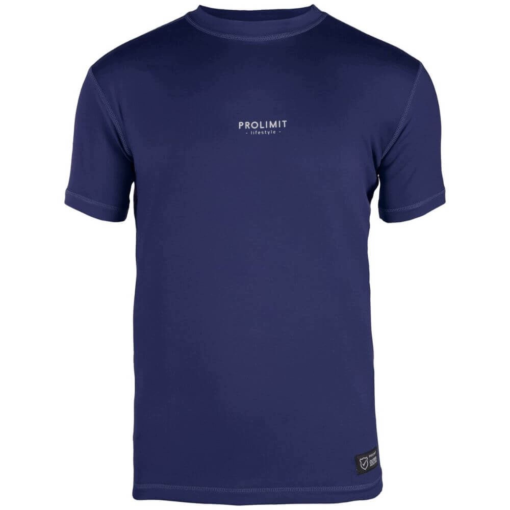 Lycra Rashguard Prolimit Logo z krótkim rękawem Navy M