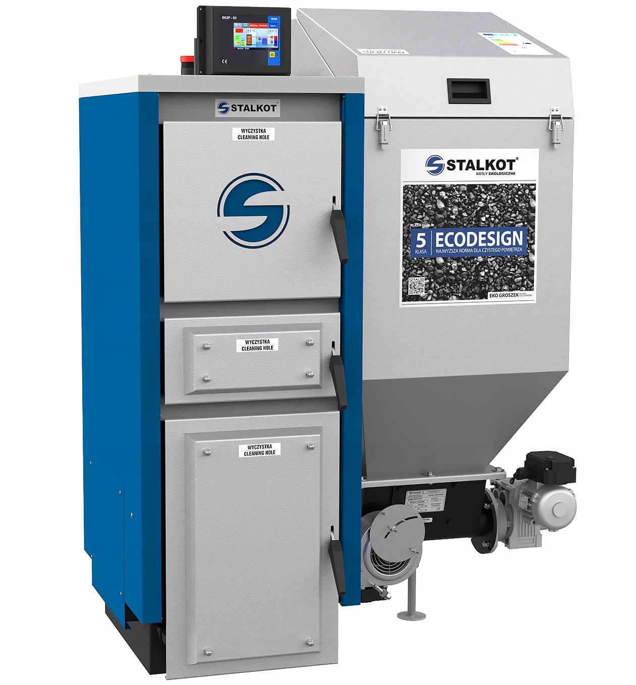 KOCIOŁ PIEC Z PODAJNIKIEM 14 KW DO 160m2 EKOSILNIK EAN (GTIN) 5903672723039