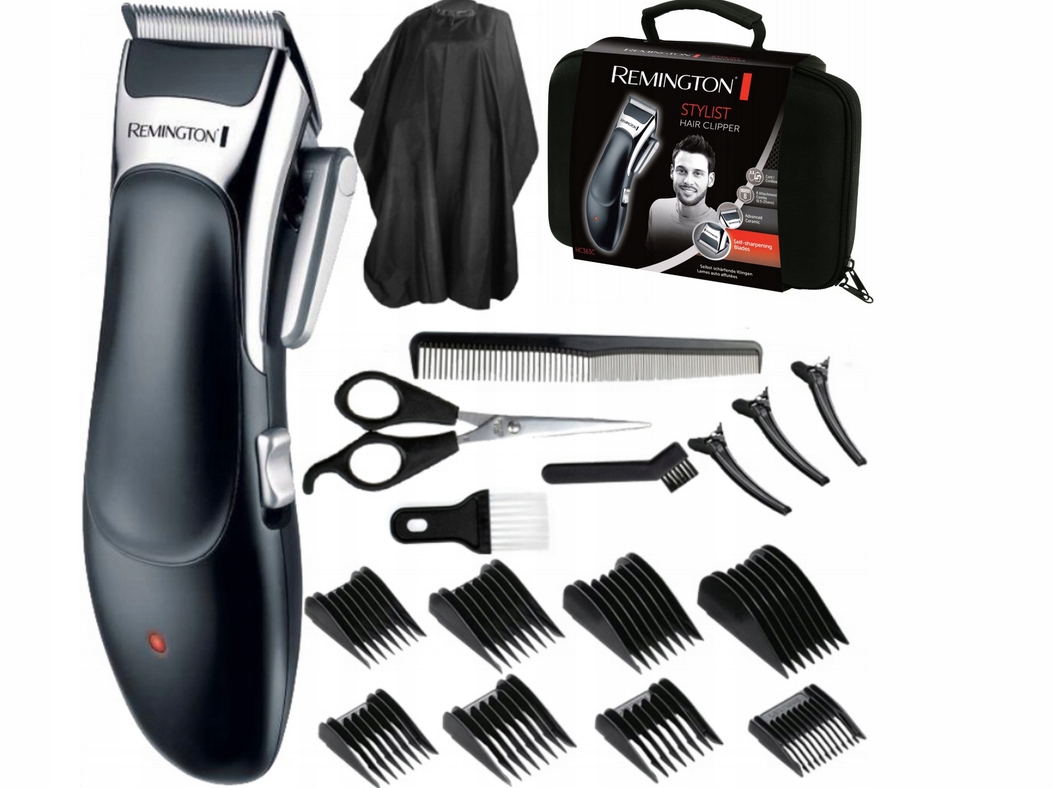 Remington Ceramiczna Maszynka Do Strzyżenia Włosów Zarostu Klipsy HC363C