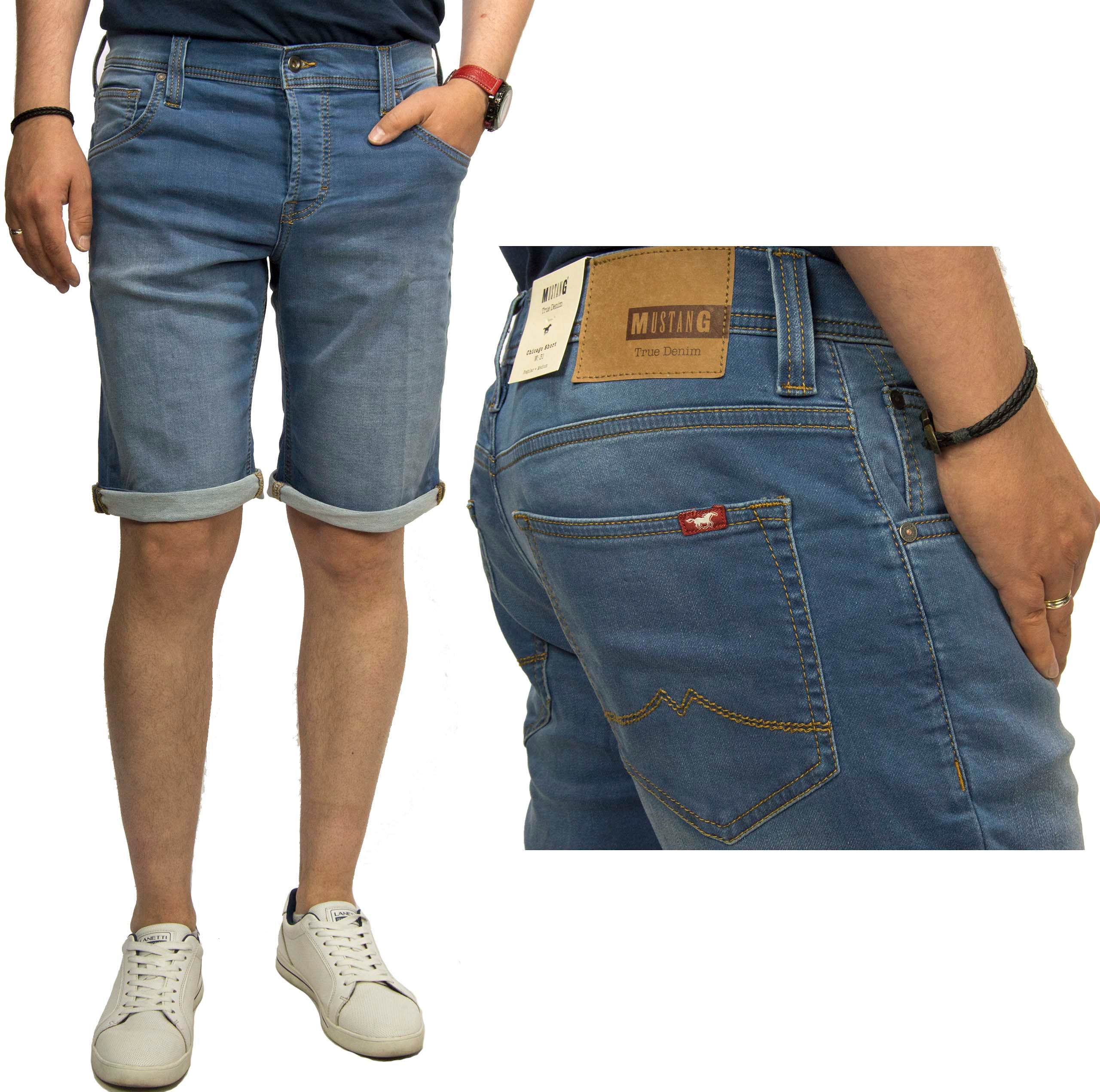 

Mustang Chicago Short 312 spodenki jeans rozm. W36