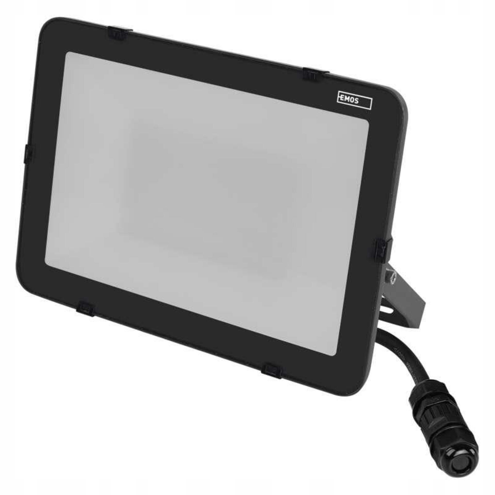 Emos Led reflektor Inovo 100 W, sivý, neutrálna biela ZS2652