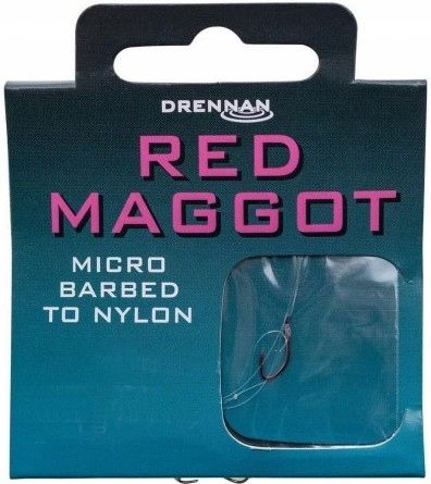 Przypony Drennan Gotowe Red Maggot Hak 16 0,14mm
