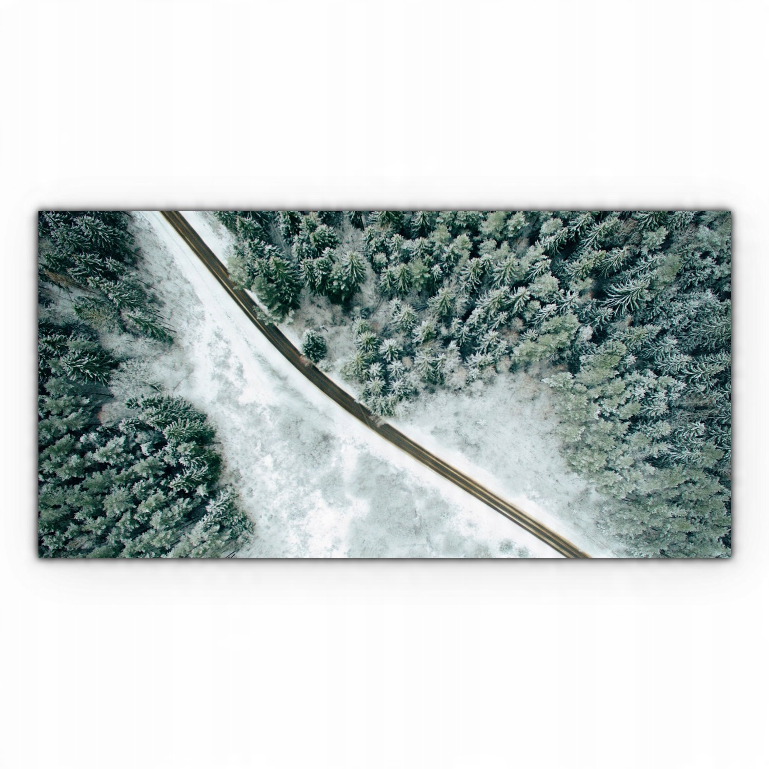

Fotoobraz na płótnie 120x60 Śnieg Zima Las Drzewa