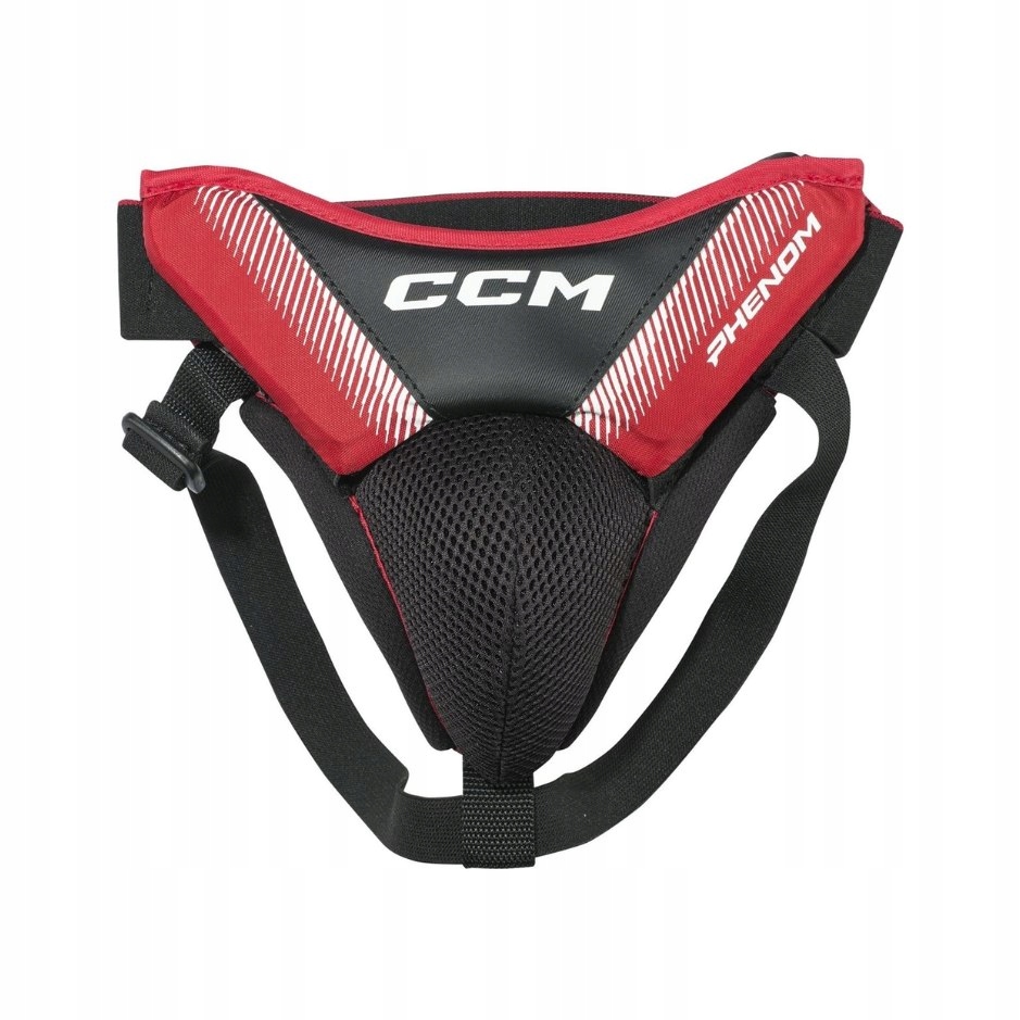 CCM Brankářský suspenzor CCM Phenom Jr, Junior, 22"-26", černá-červená