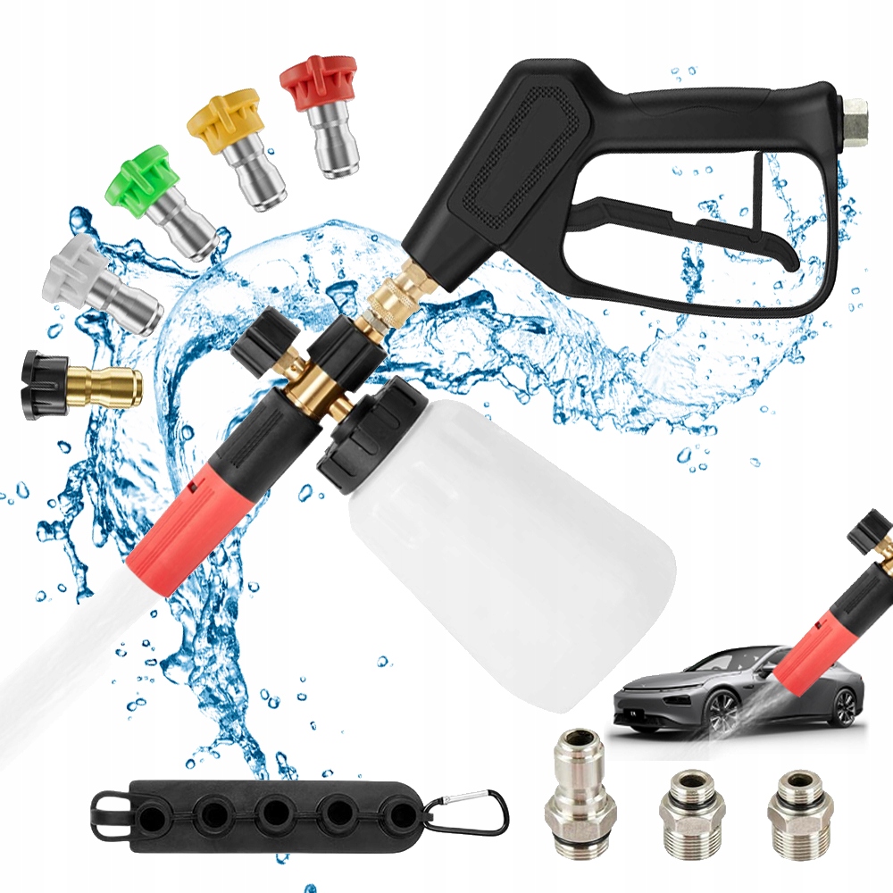Vysokotlaká Vodní Pistole Rozprašovač Pěny Pro Mytí Auta