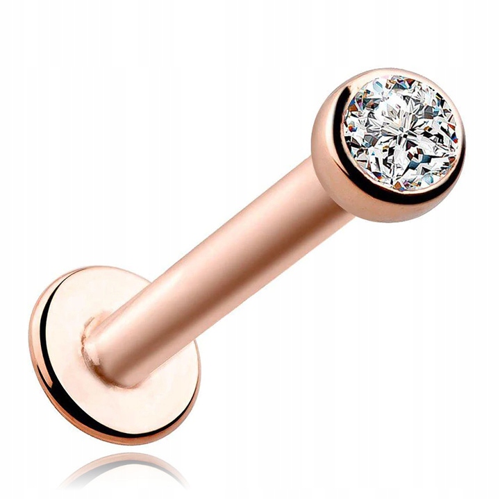 

Labret Cyrkonia R Gold Gw Wew. Stal 316L 1,2/8/1,5