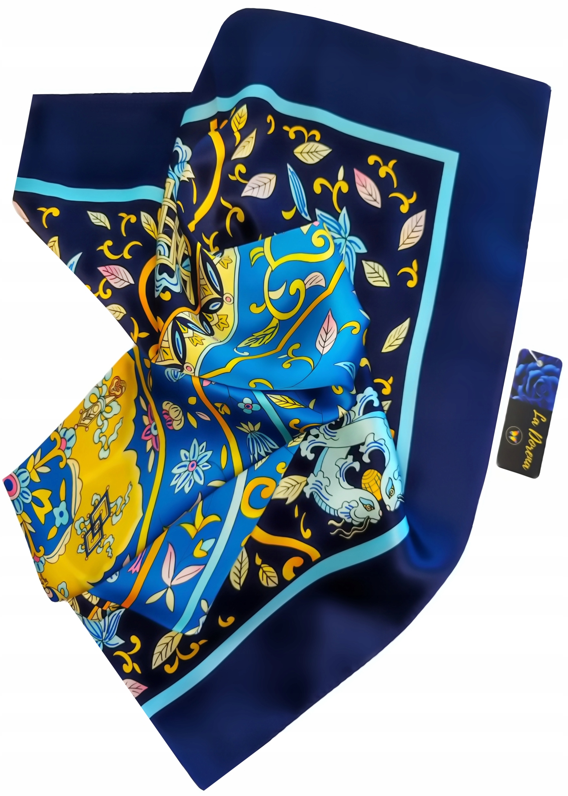 APASZKA JEDWABNA CHUSTA JEDWAB NATURALNY MORWOWY 100% JAKOŚĆ PREMIUM HQ Materiał dominujący jedwab