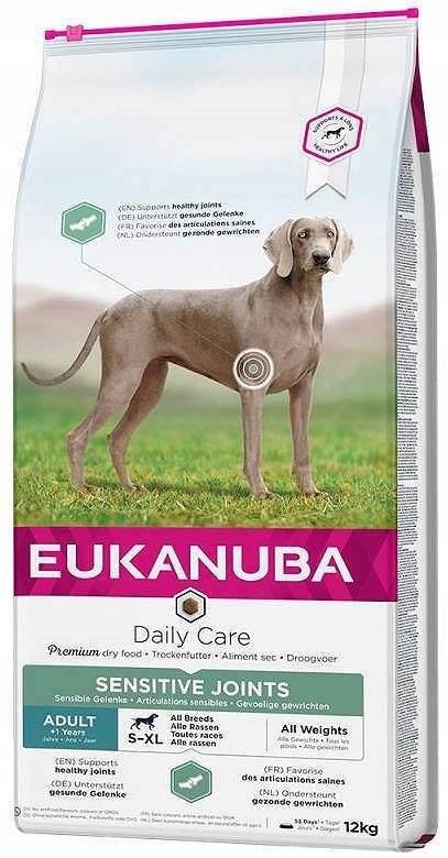 Levně Eukanuba Daily Care Sensitive Joints suché krmivo pro psy 12 kg
