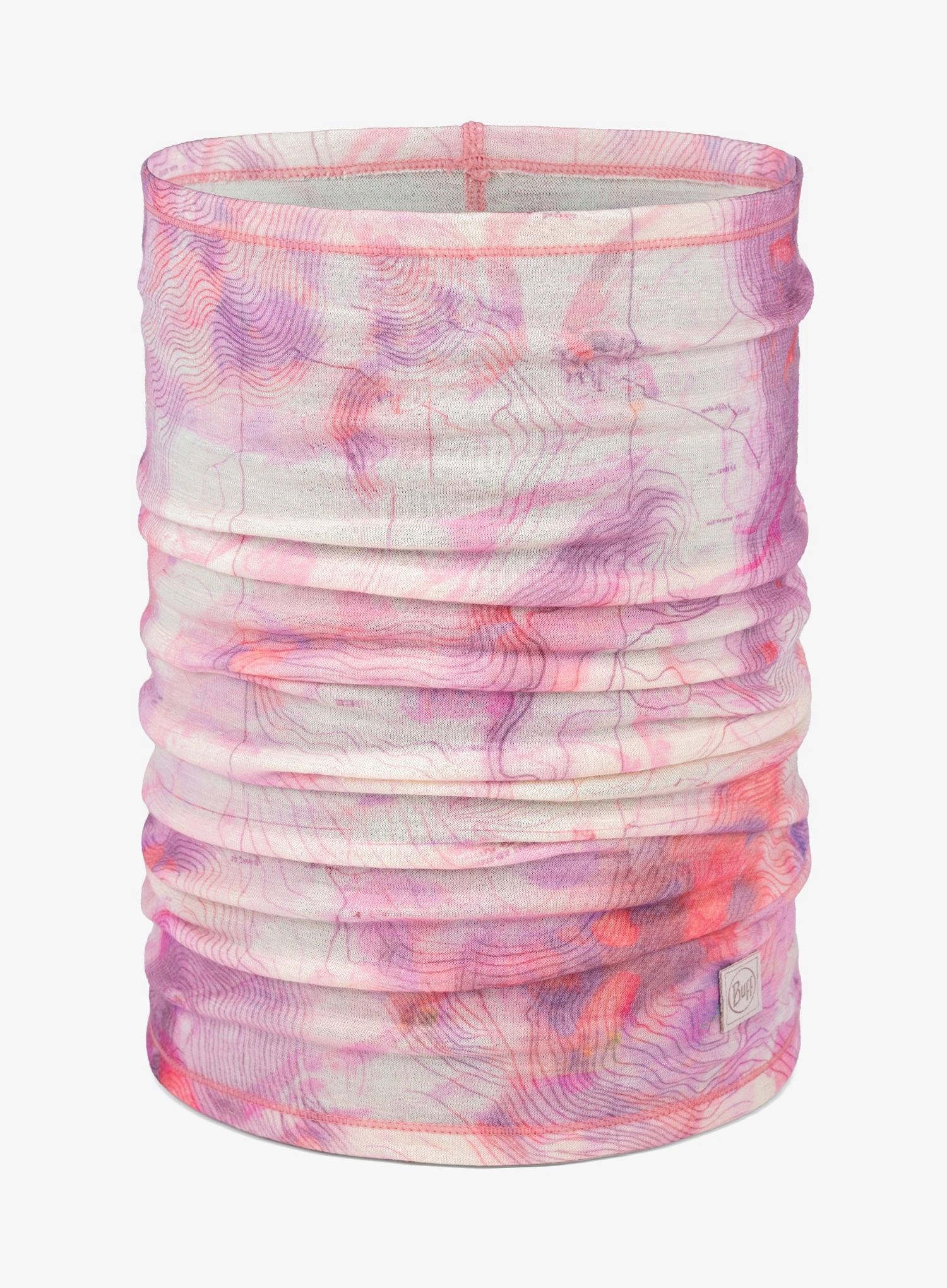 Multifunkční šátek Buff Merino Lightweight Digital Prints orisa pink