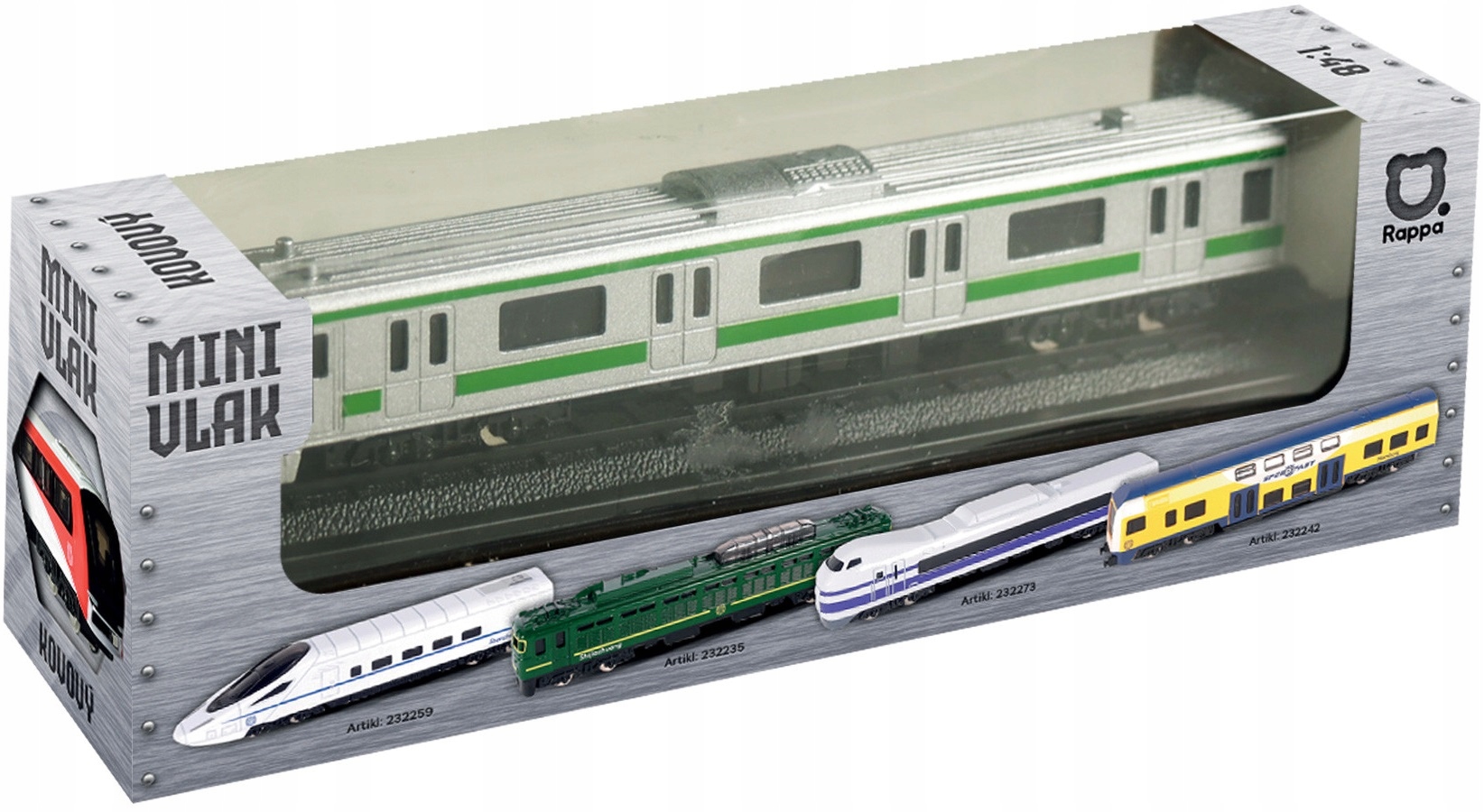 METRO METALOWE CZESKIE TRAMWAJ POCIĄG 15cm WAGON