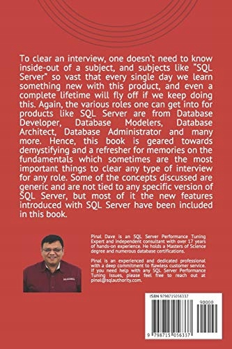 Dave, Pinal SQL Server Interview Questions and Answers: Updated 2021 Język publikacji angielski