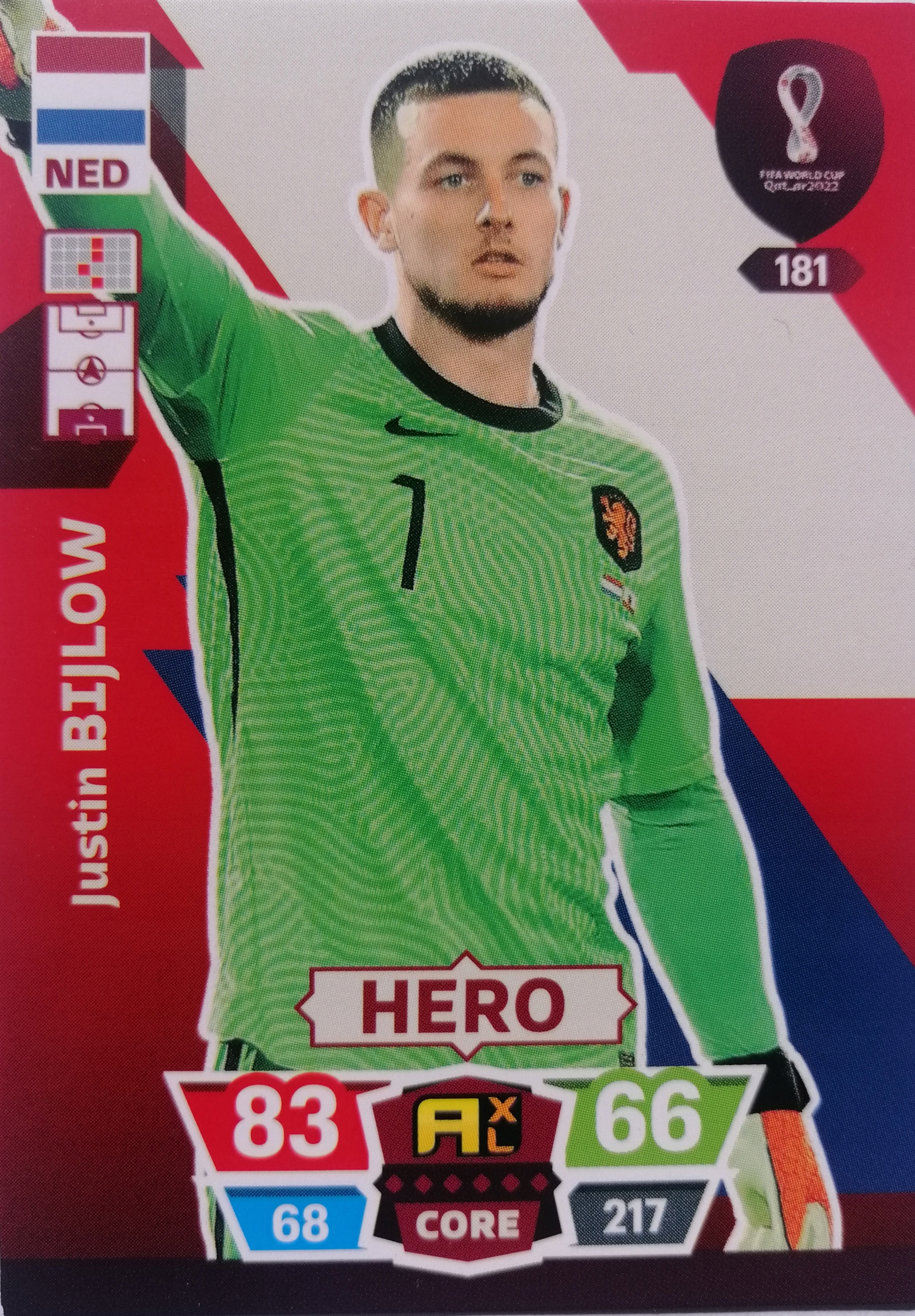 WORLD CUP QATAR 2022 HERO HOLANDIA 181 BIJLOW