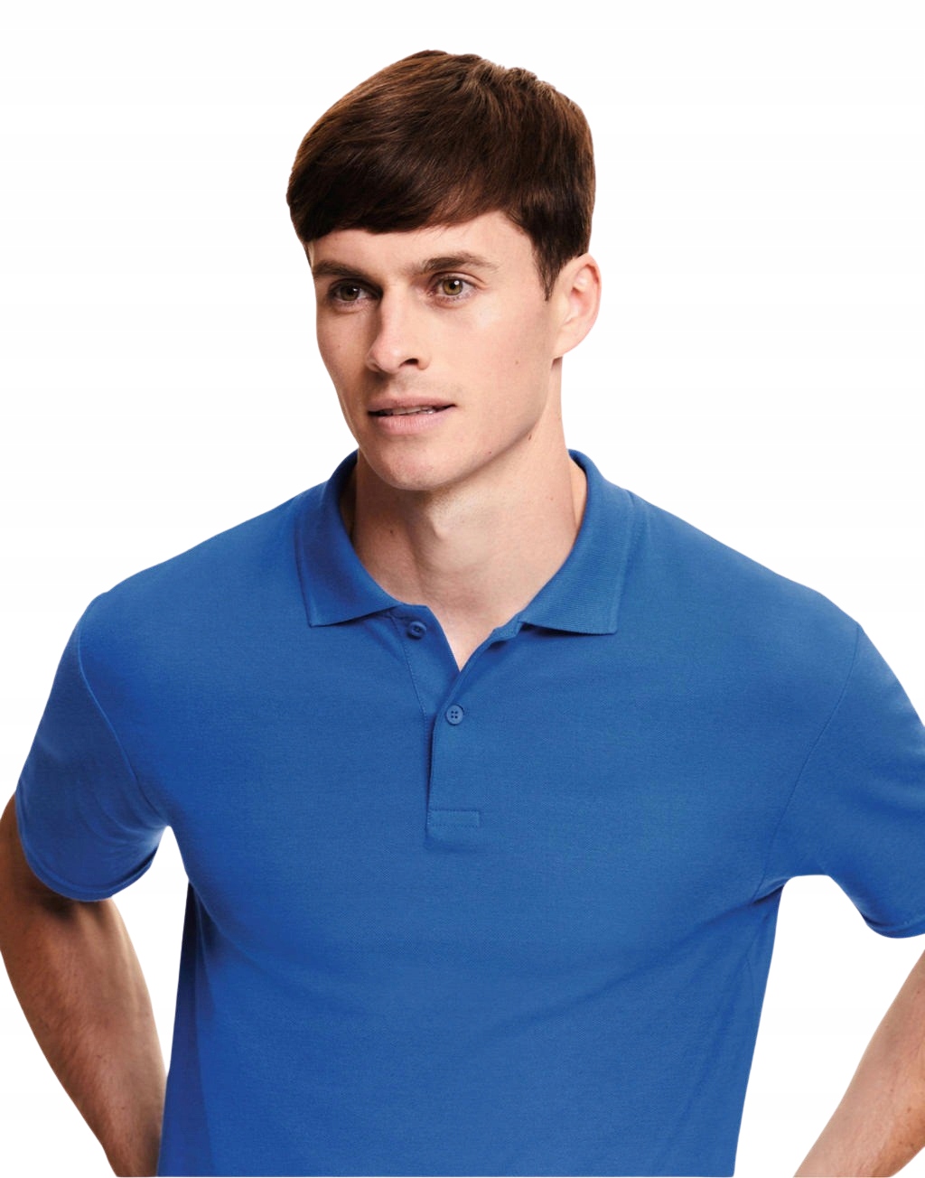 KOSZULKA POLO ORIGINAL FRUIT OF THE LOOM Whit XXXL Rozmiar 3XL