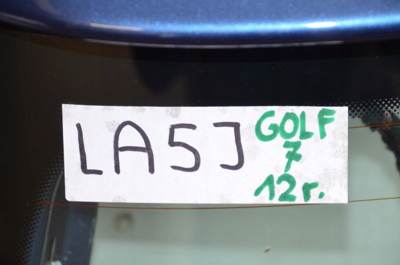 VW GOLF 7 KLAPA TYLNA LA5J 12 ROK Typ samochodu Samochody osobowe