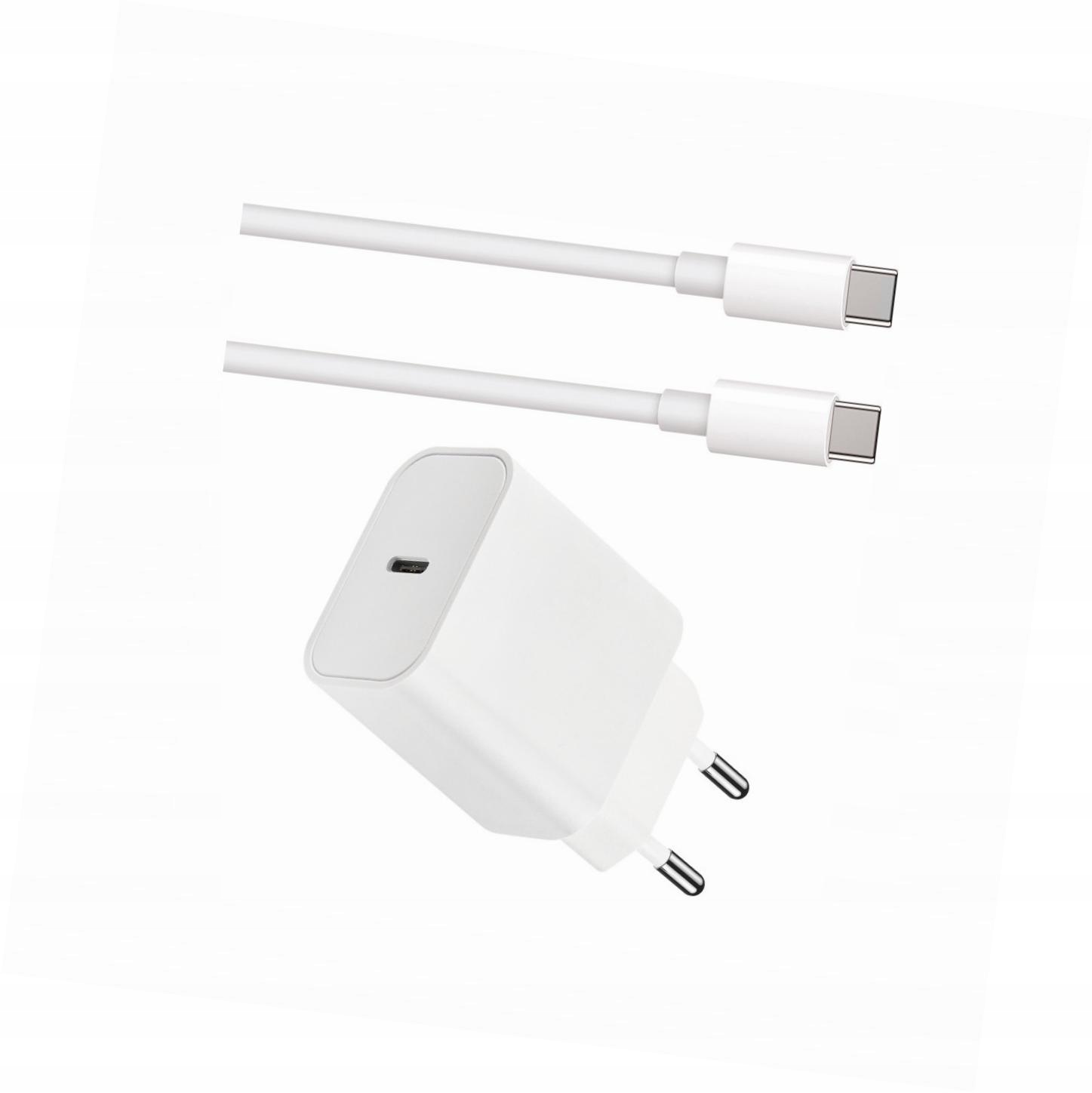 Ładowarka Usb-c 20W z długim kablem 2m do Motorola Edge 30 Pro