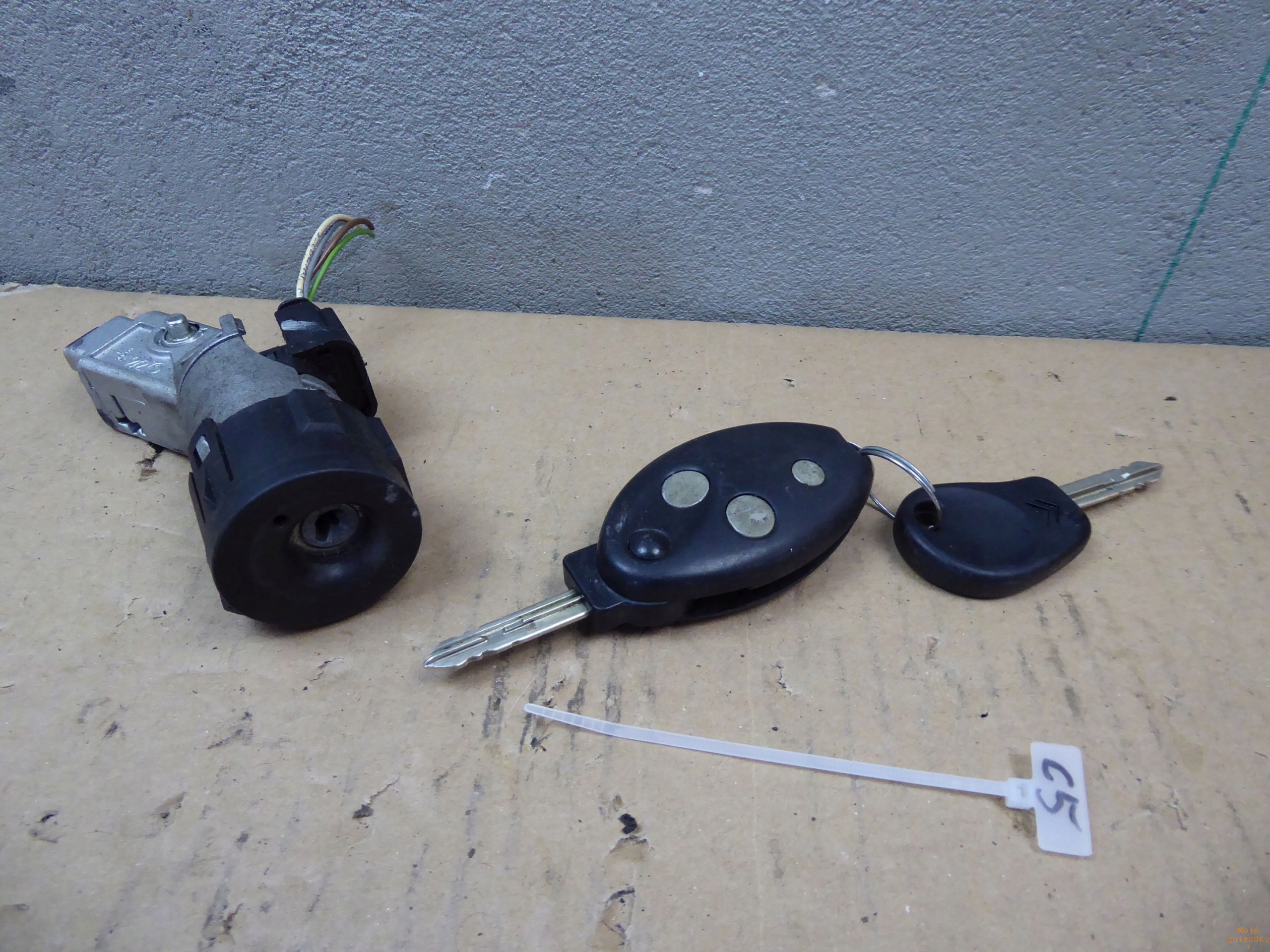 Ключ запалювання 2X CITROEN C5