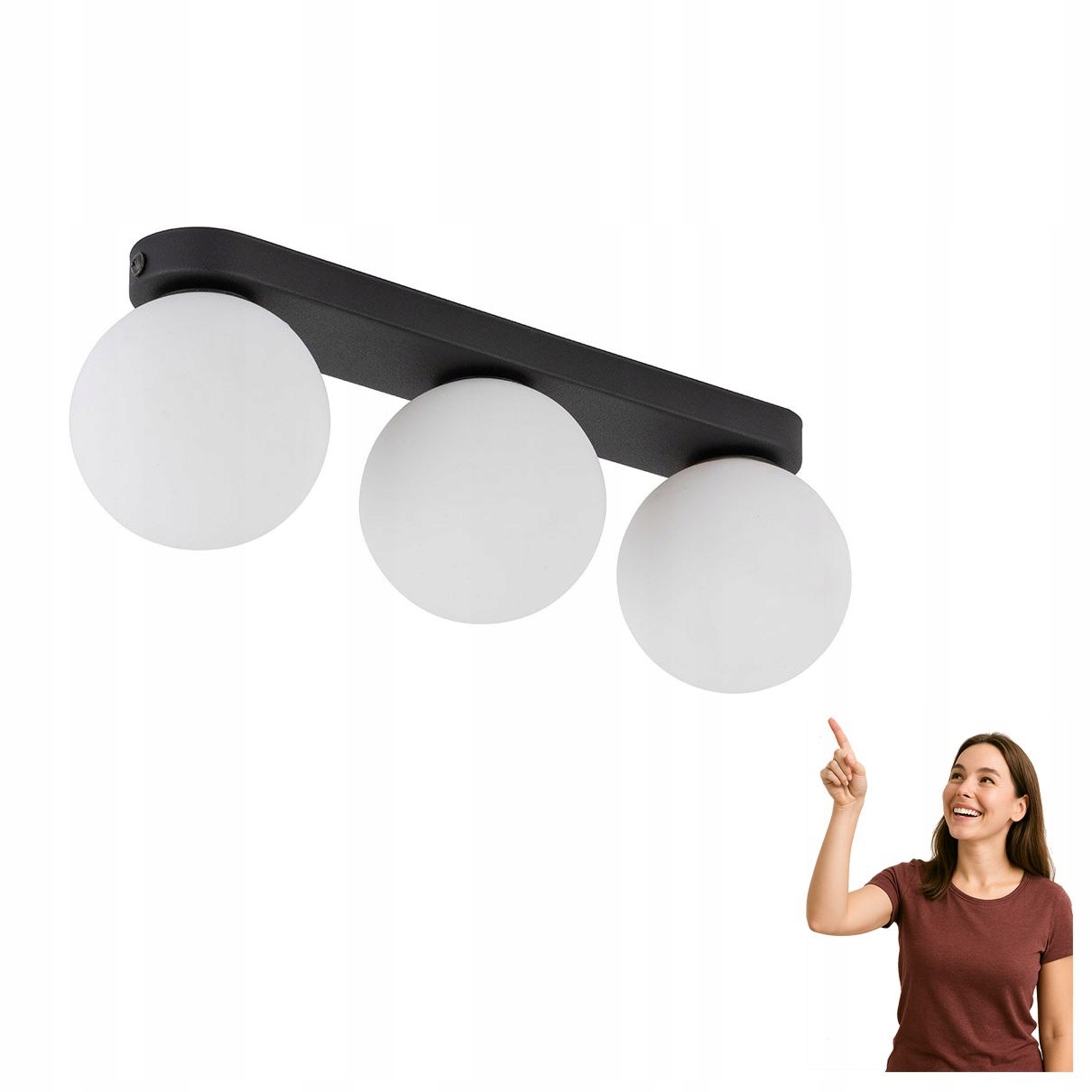 Stropná lampa Mini Black 5616 Tk Lighting