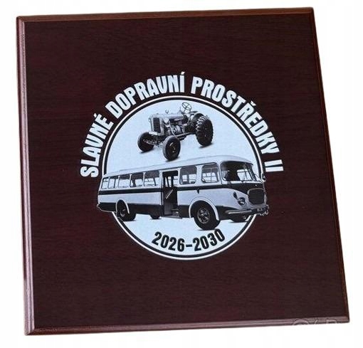 Luxusní etue pro sérii 2 Slavné dopravní prostředky Čnb 2026 2030.