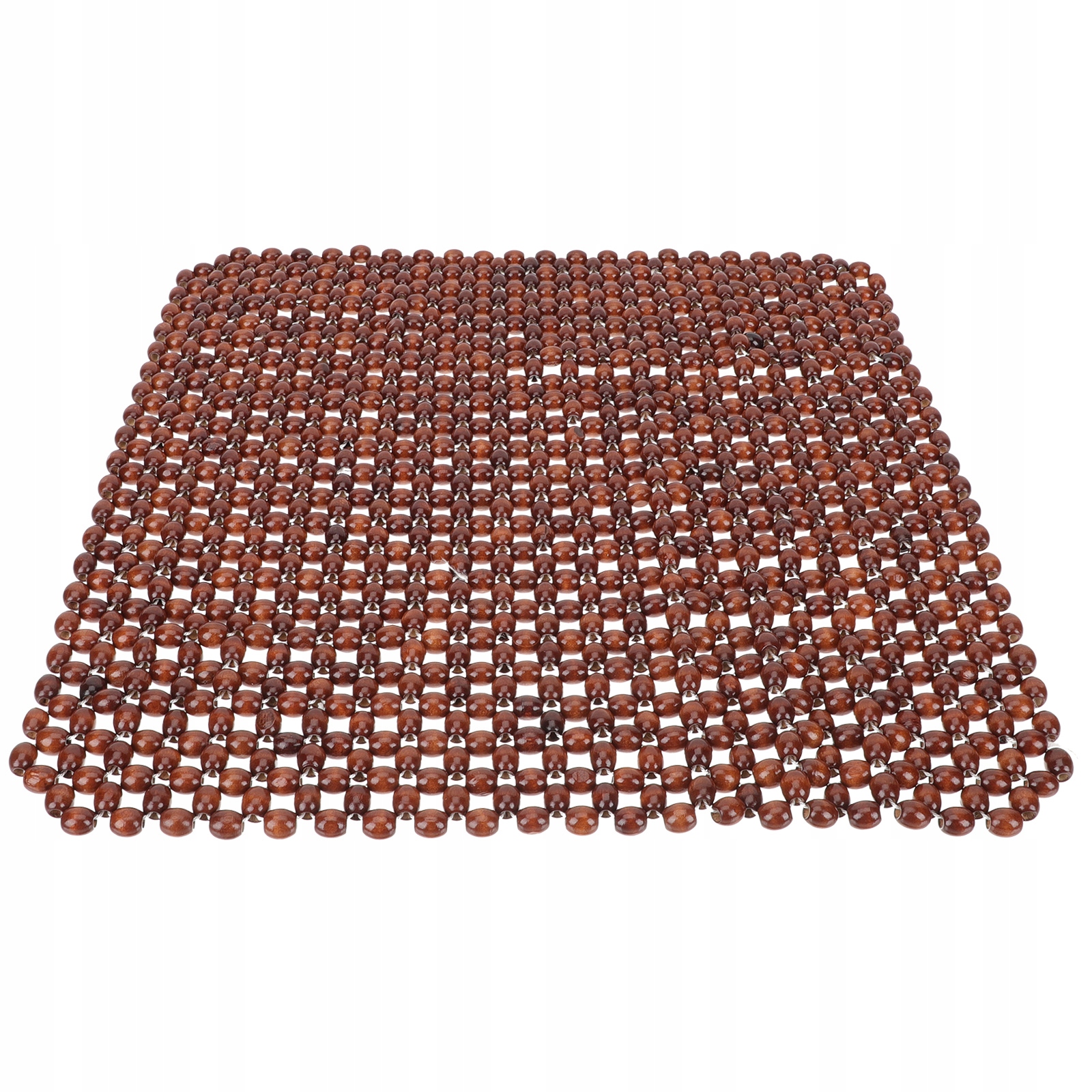 PODUSZKA DO FOTELIKA Z DREWNIANYCH KORALIKÓW