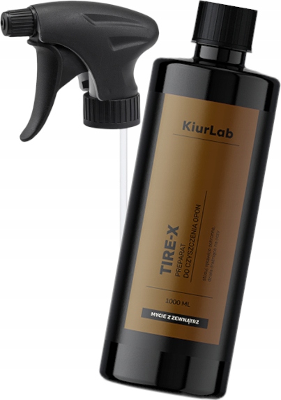 Kiurlab Tire-X 1L Mocny Płyn Do Czyszczenia Opon Gumy Dywaników Gumowych