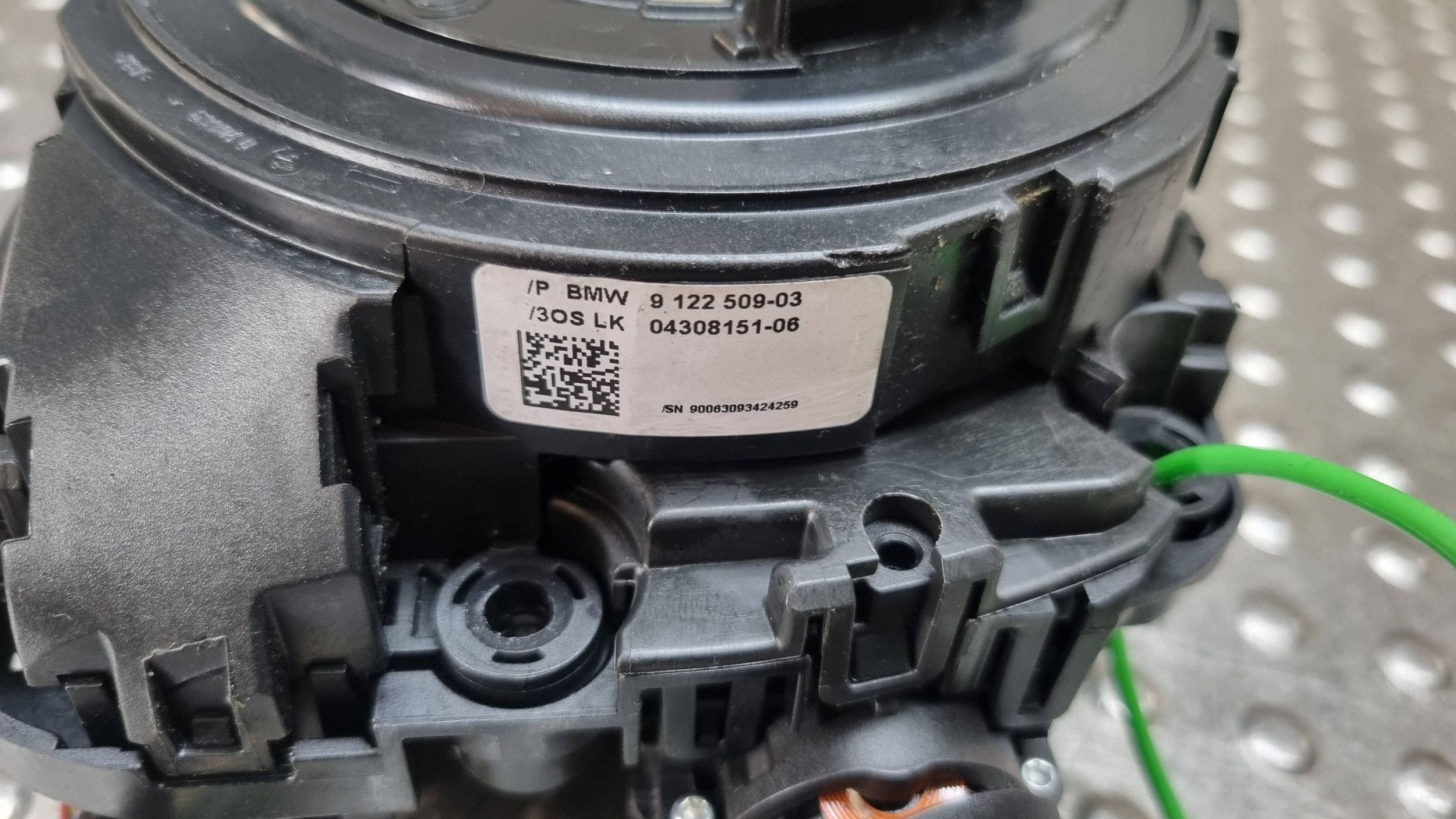 contrôle commande levier commodo sous volant anneau 9164418 9122509 BMW E81 E84 E87 E90 E91