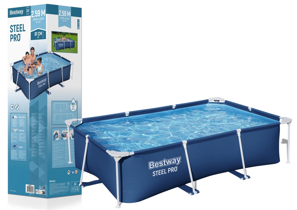 Záhradný roštový bazén 259 x 170 x 61 cm Bestway 56403