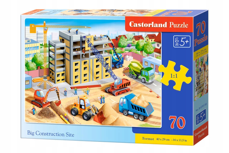 

Castor Puzzle 70 Big Construction Site Plac Budowy