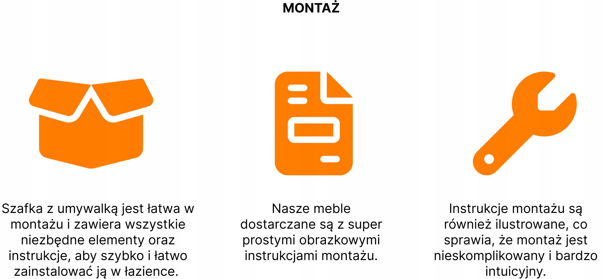 Szafka pod umywalkę dwudrzwiowa szare 60x45x70 dąb słoneczny wisząca/stojąc Wykończenie półmatowe