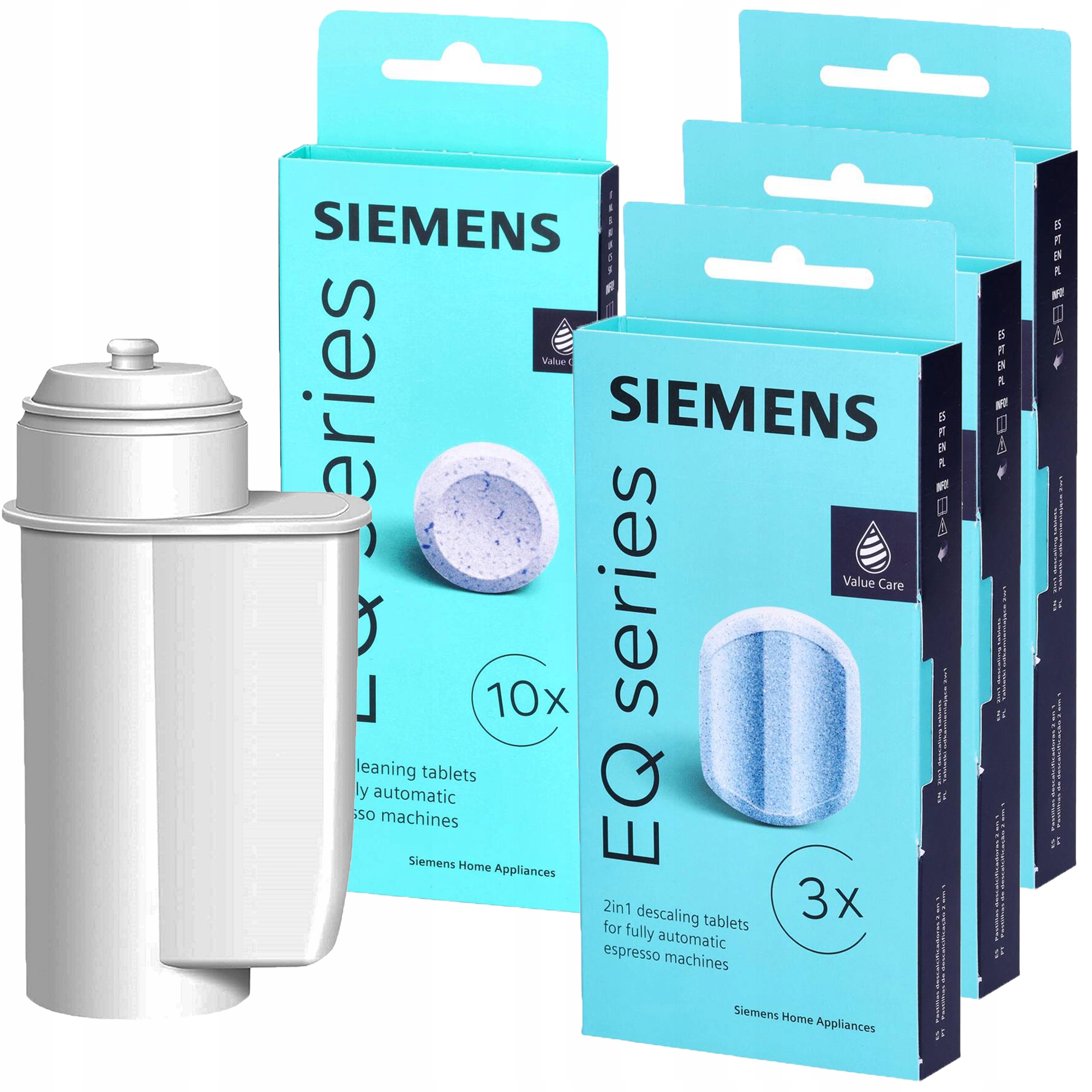 Levně Sada Siemens Tablety TZ80001+3x Odvápňovač TZ80002 Filtr do kávovaru