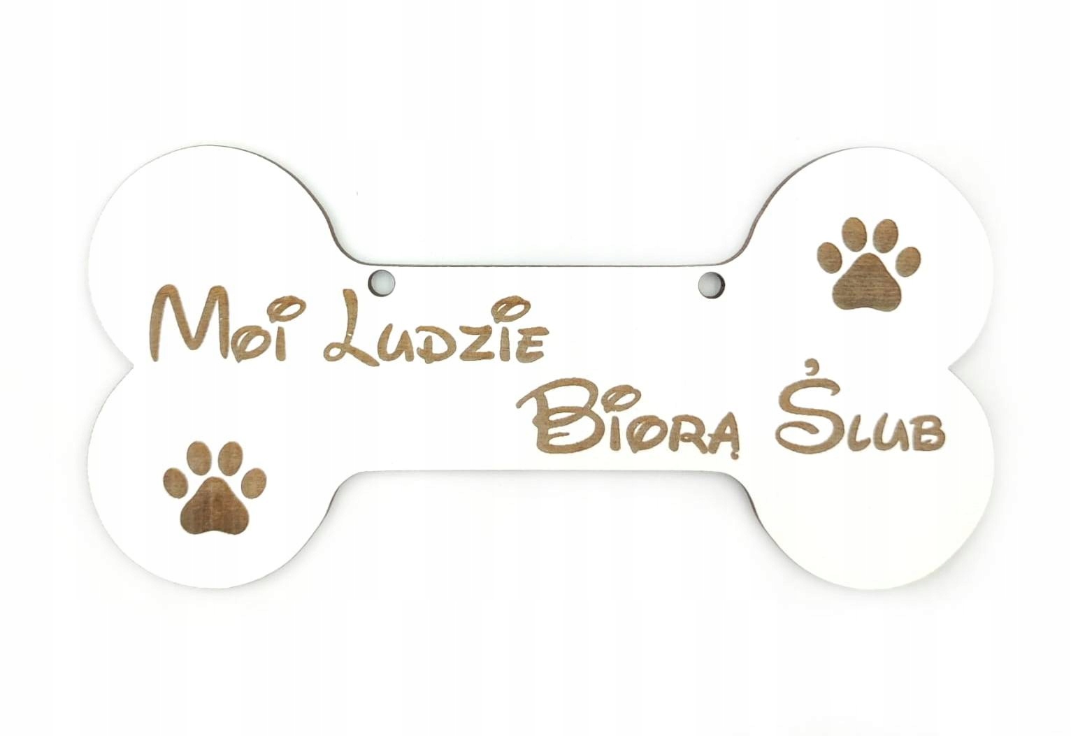 

Moi ludzie biorą ślub tabliczka dla psa 15x7,5cm
