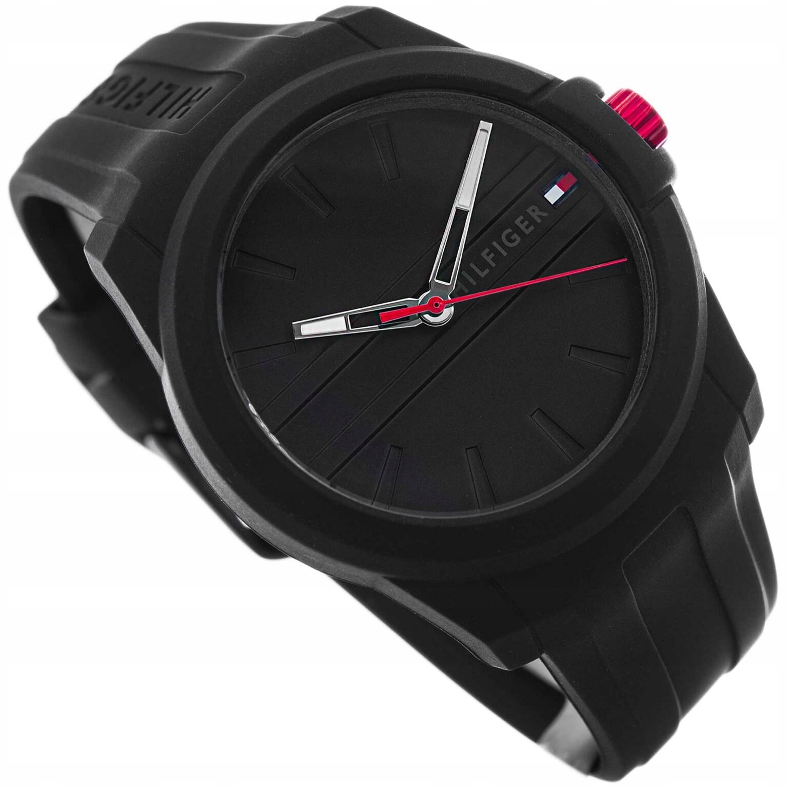 Pánské Hodinky Tommy Hilfiger 1710596 Austin Černé S Řemínkem Z Neobrite