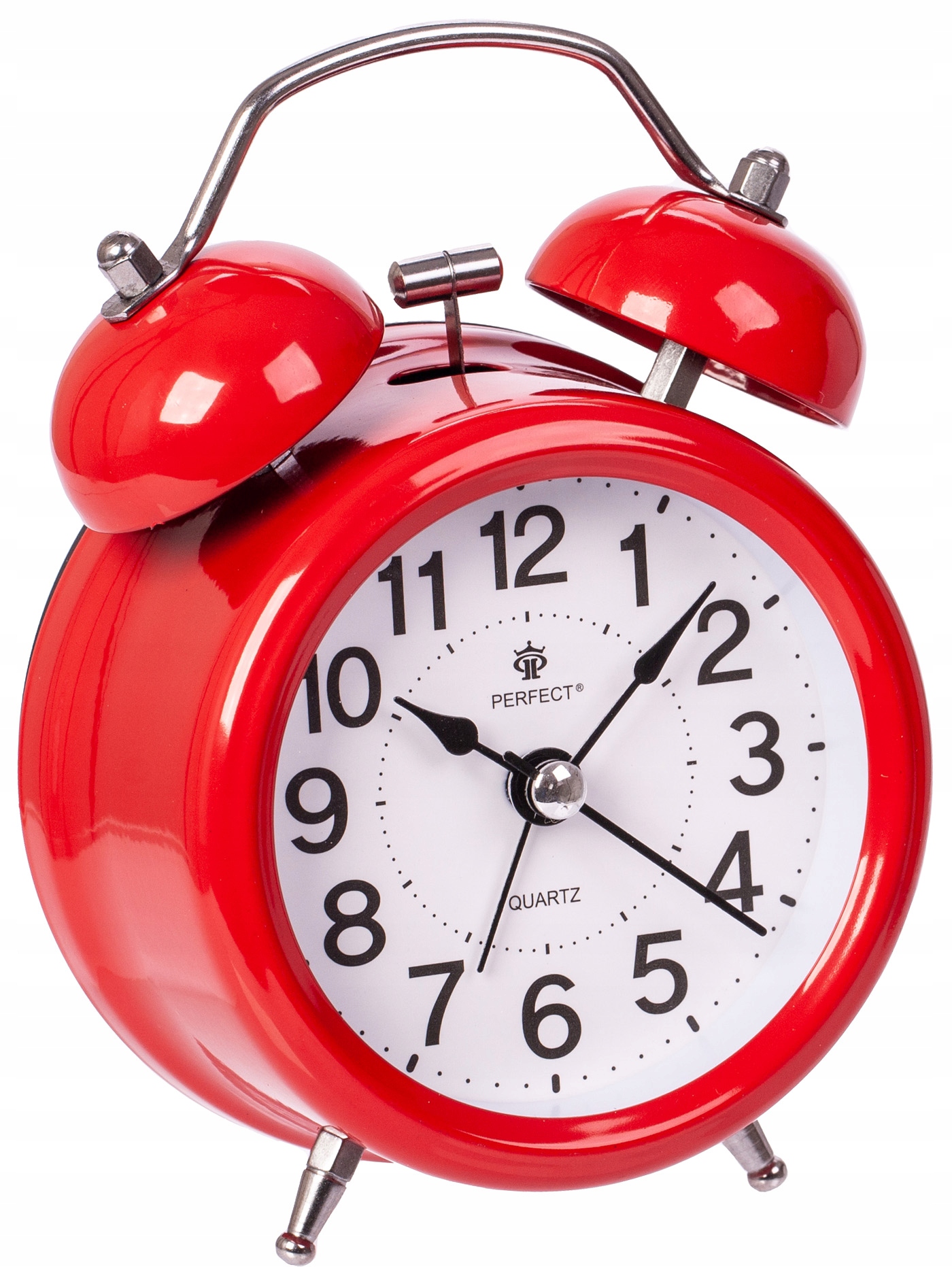 KLASYCZNY BUDZIK PERFECT RETRO PT253 PŁYNĄCY CZERWONY Marka Perfect
