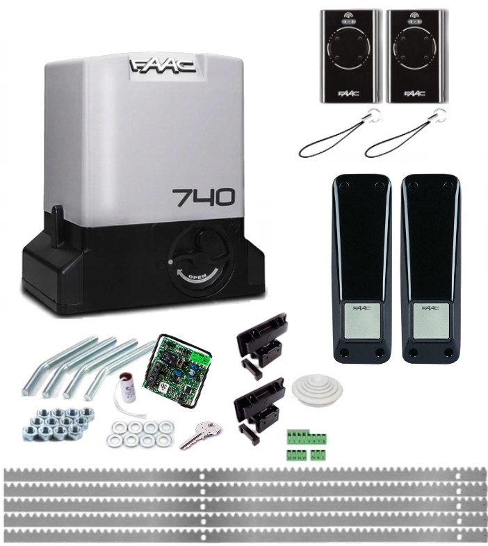 Set Faac 740 pohon posuvné brány 500 kg
