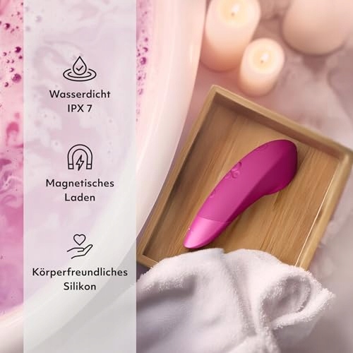 WOMANIZER Wibrator Klitorisowy 2w1 Dla Kobiet Wodoodporny — miniatura 6