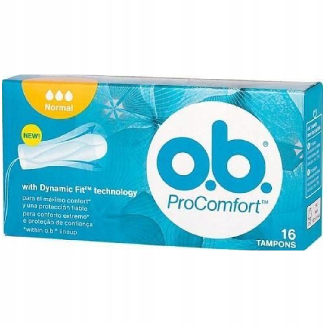 Tampony O.B. ProComfort Normal (16 sztuk) x 3 opakowania EAN (GTIN) 3574661329840