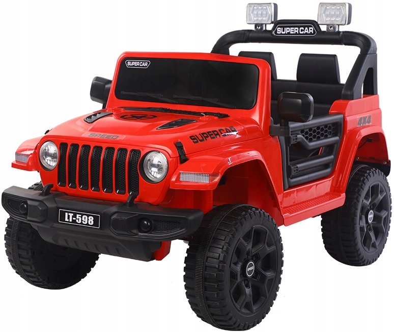 Jeep Off Road 4x4 na Akumulator Skóra Pilot Auto Miękkie Piankowe Koła Eva