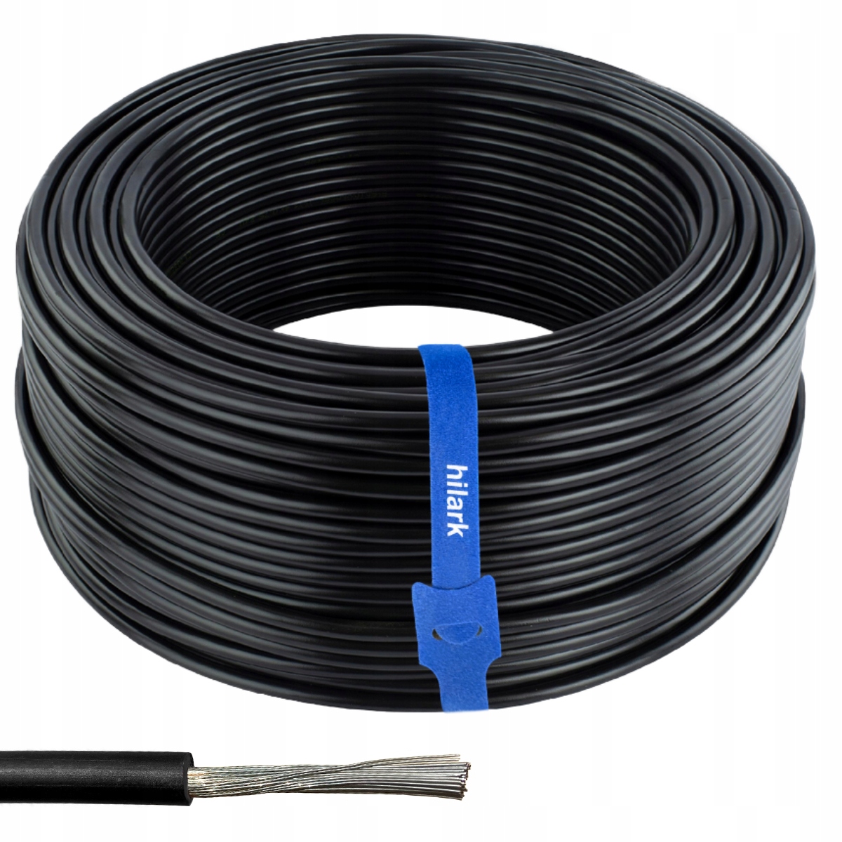 Solárny, Fotovoltaický Kábel 1x6 mm Čierny 250 m