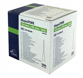 IGŁA 0,8X40 dispoFINE 100 szt.