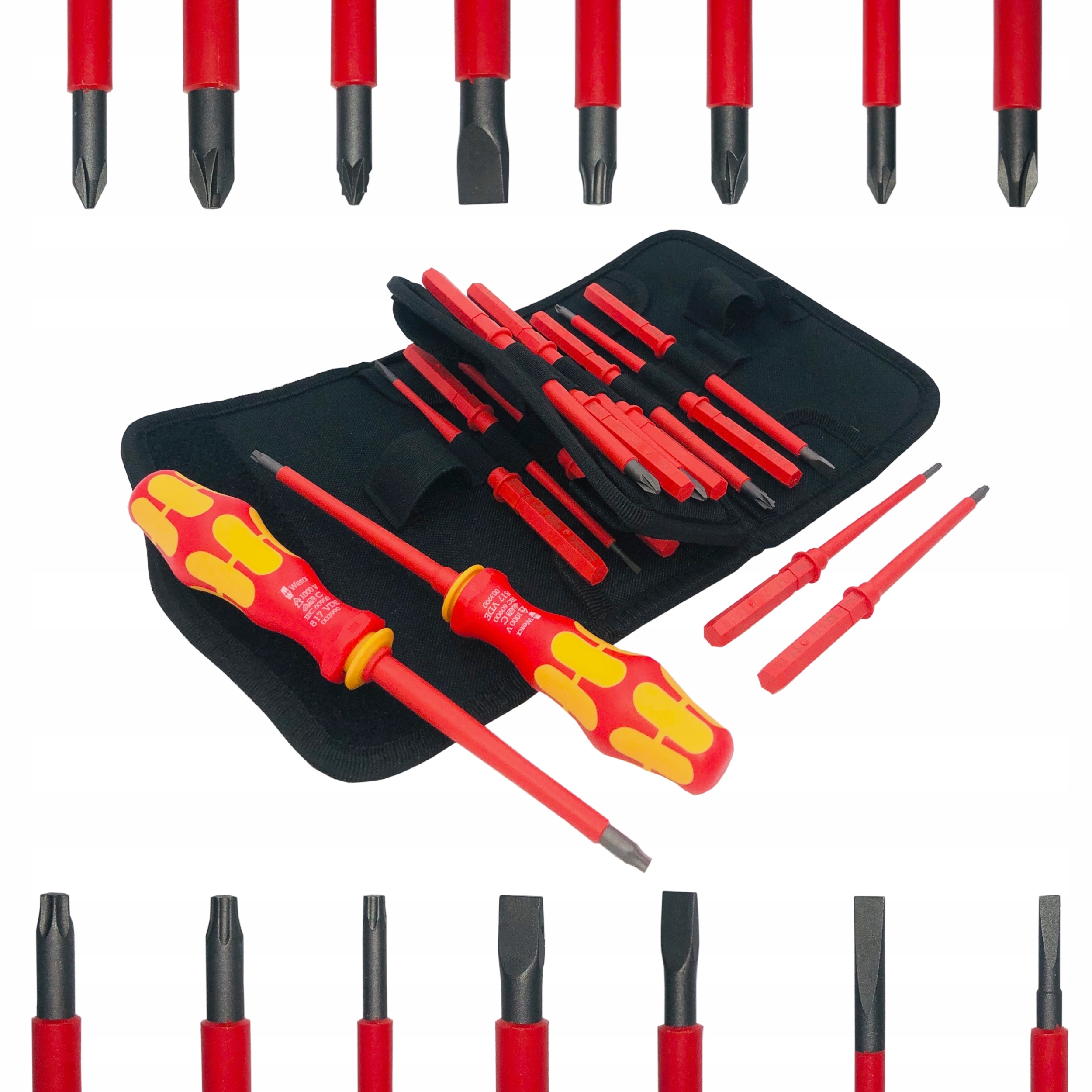 

Wera Wkrętaki izolowane 1kV Vde Torx zestaw 17szt