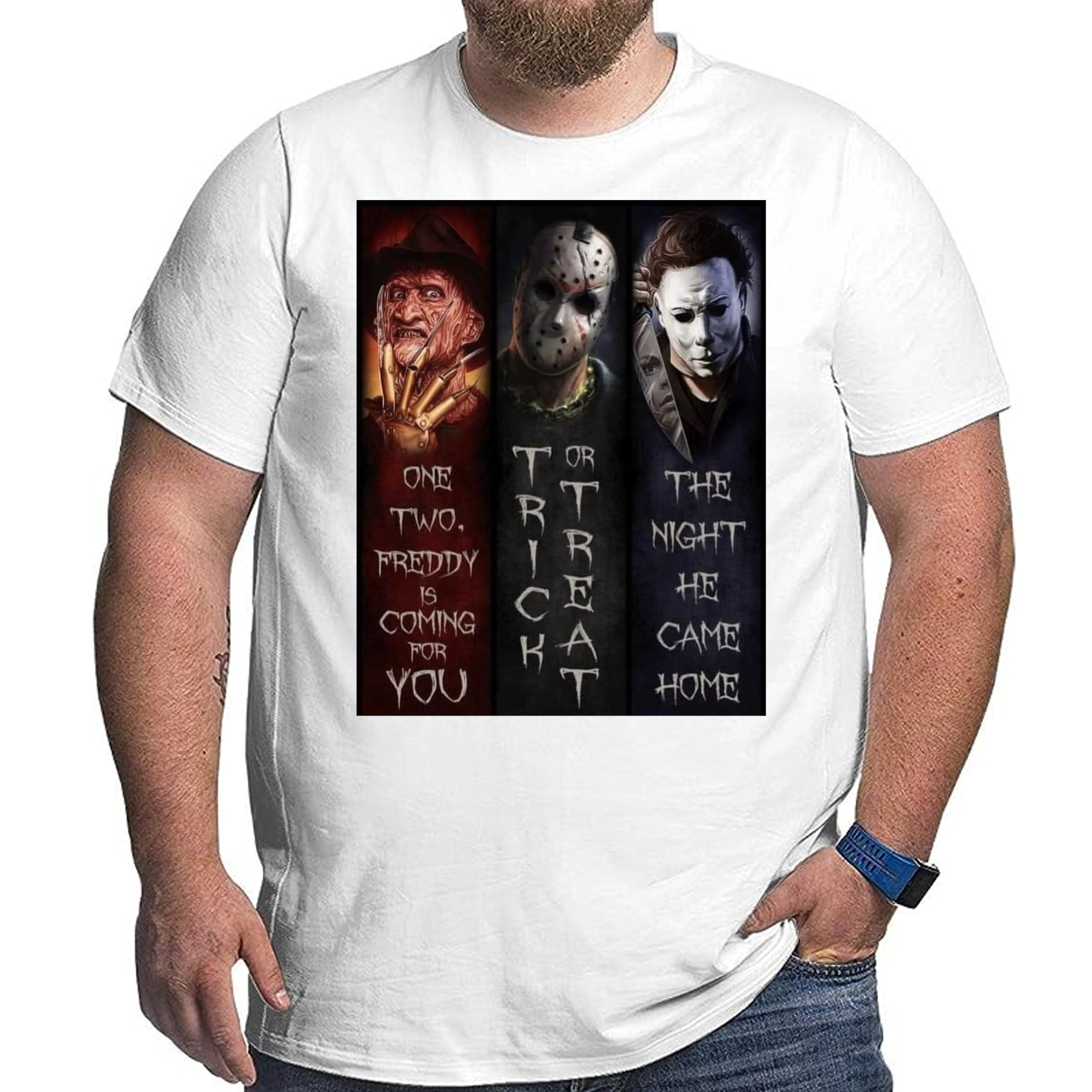 3322 Halloween Tričko Horor Výkřik Krueger 5XL