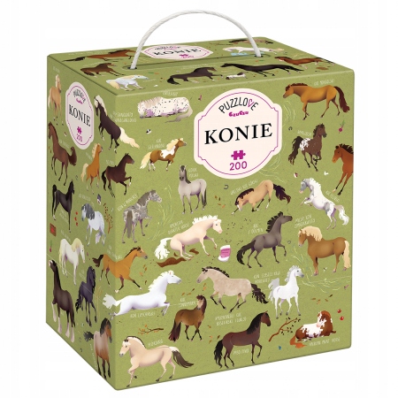 

CzuCzu Puzzle 200 el. Puzzlove Konie