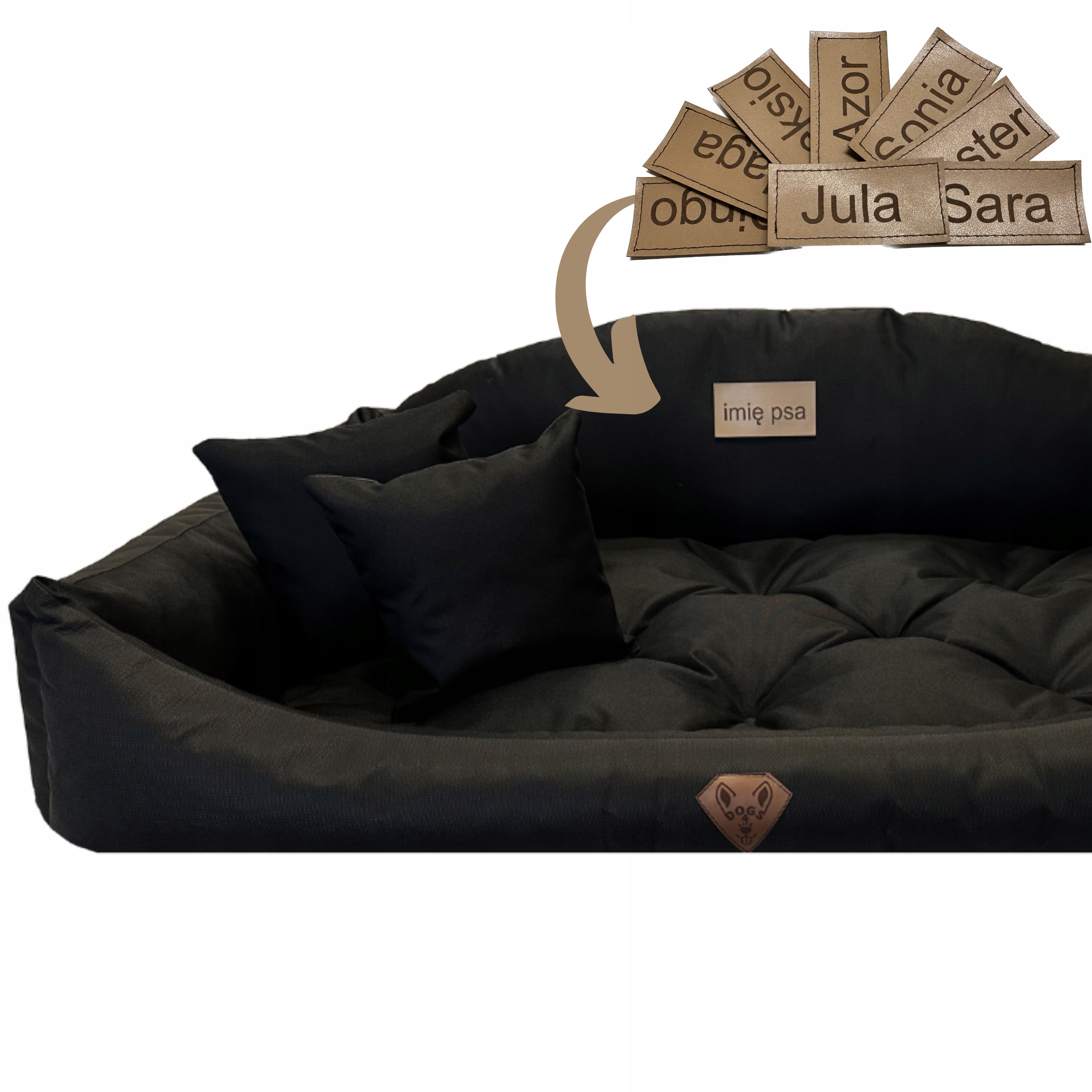 Kanapa legowisko kojec 100x75 Dogs4life dla psa Personalizowane Imię Psa
