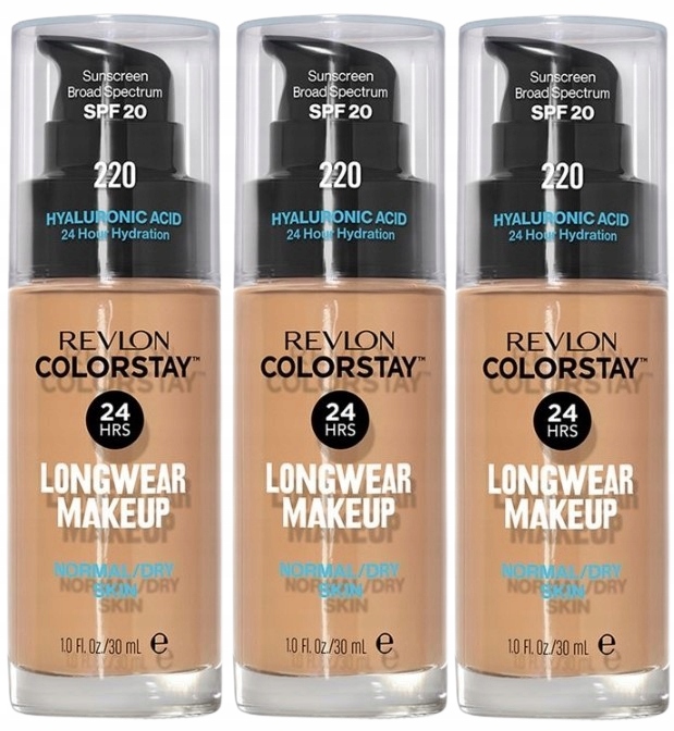 3x Revlon Podkladová Báze Cs Normal/Dry Pumpička 22 30 ml Lehká formule Hydratuje